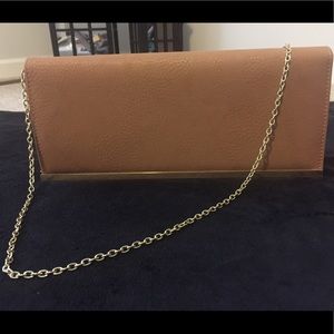 Charming Charlie cross body purse in gold hardware